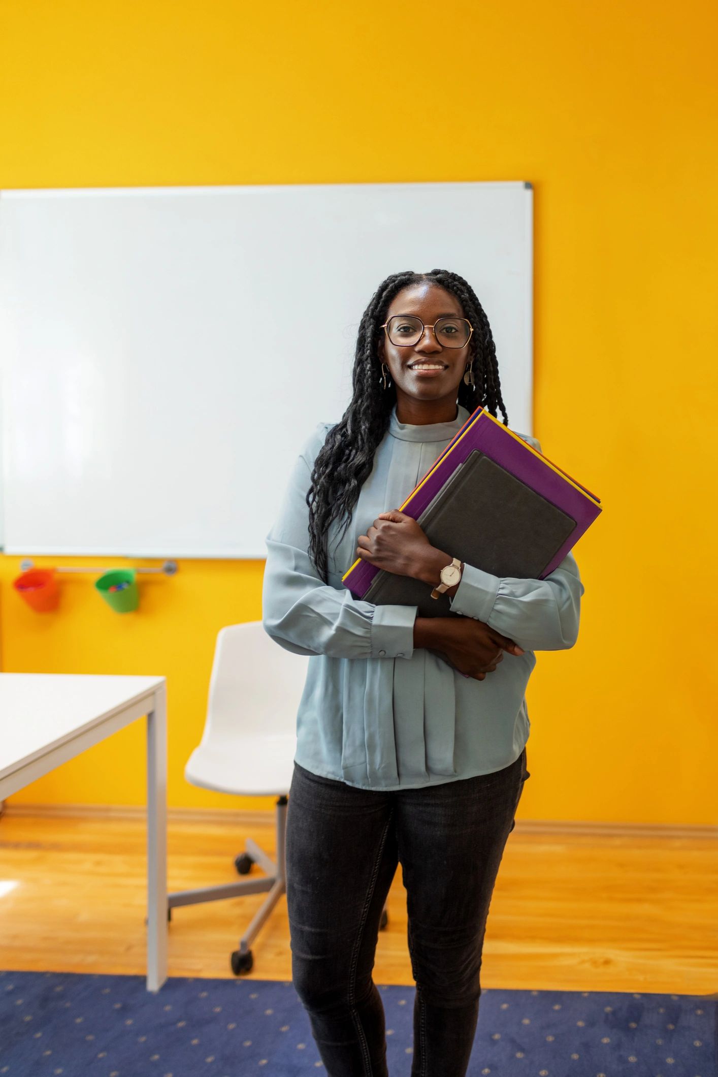 Portrait of a smiling teacher